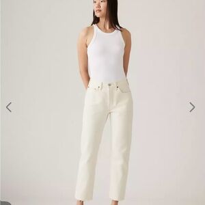 Levi’s 501 jeans in ecru